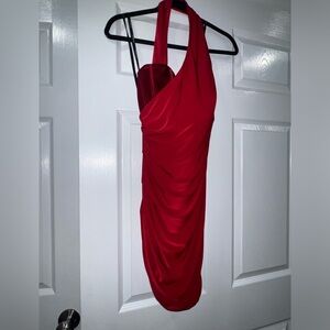Bebe cocktail dress in a beautiful deep red. Size XS